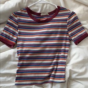 Striped Crop Top